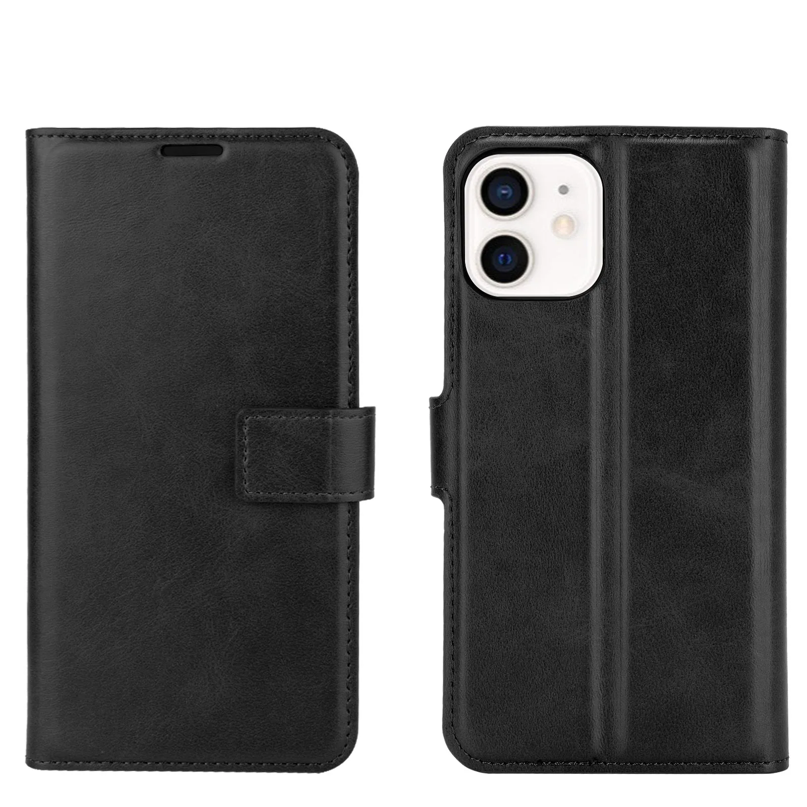 Sundo for iPhone 12/12 pro Genuine PU Leather Wallet Case with RFID Blocking for Men 6.1 Flip Folio Cell Phone accessory