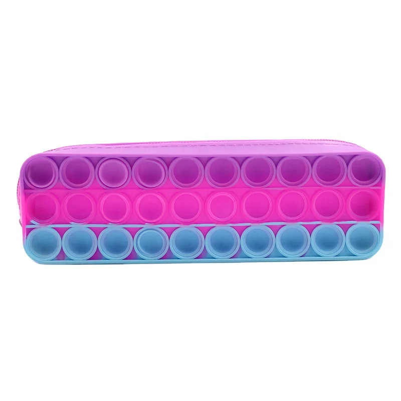 Factory Custom Pencil Case Cute Pencil Case Silicone Fidget Pencil Case