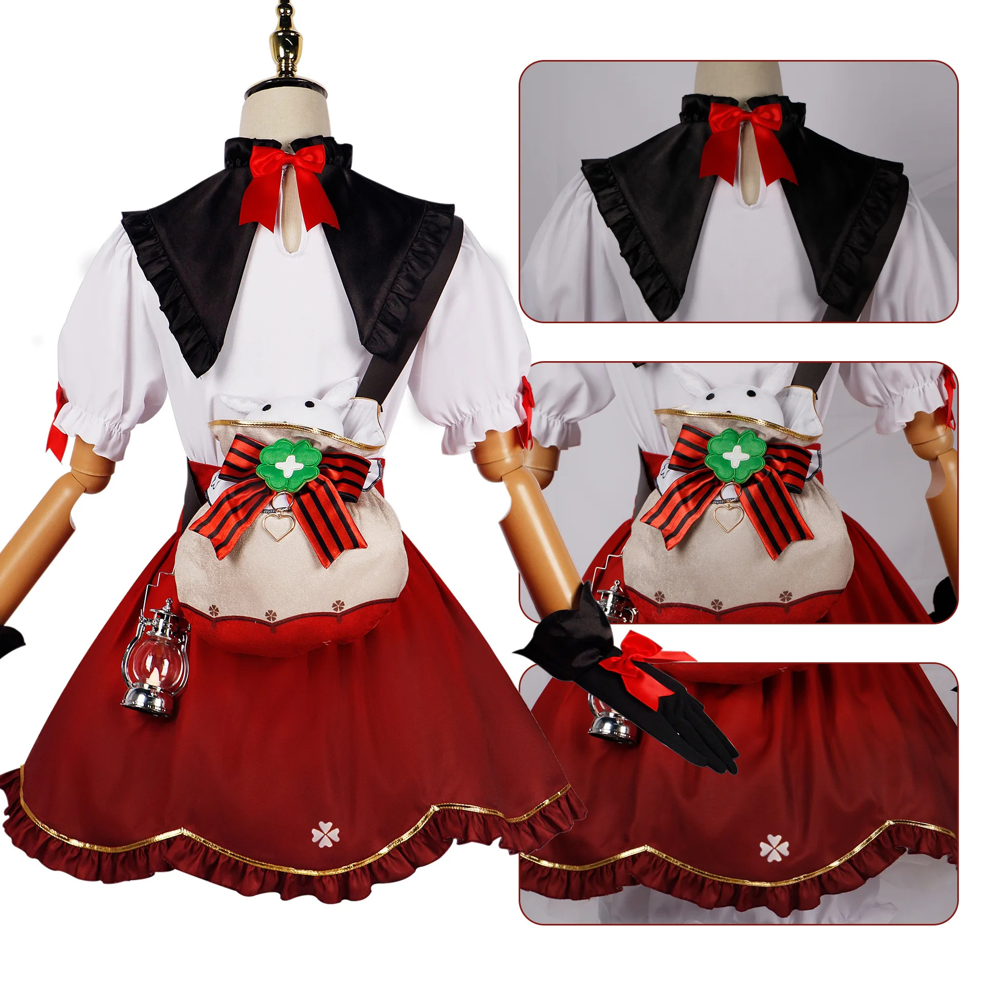 Game Genshin Impact CostumeKlee Blossoming Starlight Cosplay Genshin Impact New Skin Little Witch Klee Lolita Costume for Women