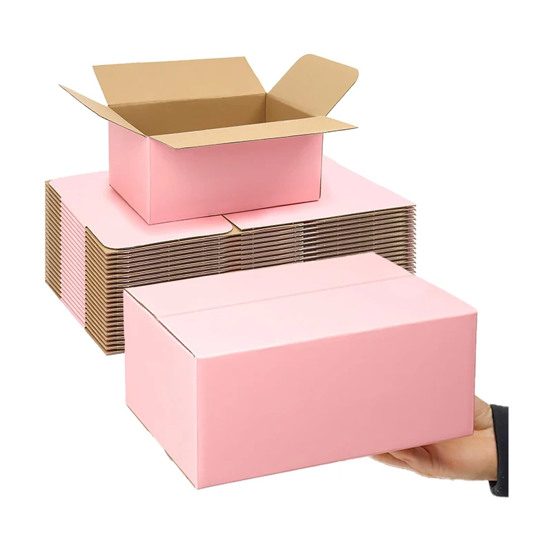 Small shipping boxes 6x6x6 Inches cube mailer carton boxes for small business packaging mailing