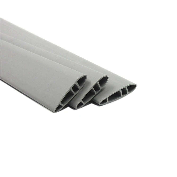 Половина круглая ПВХ пластиковая проволочная Крышка белый кабельный канал для защиты пола пластиковых изделий