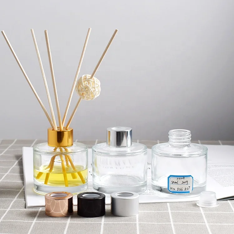 80ML 150ML Empty Fragrance Car Diffuser Glass Bottle Large with Sticks