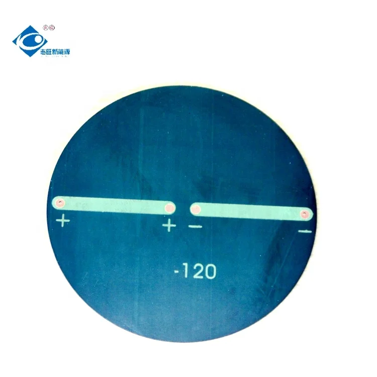 Innovative Product 6V ETFE/PET Semi Solar Panel Charger ZW-Dia120-PET Thin Film Flexible Poly Solar Panel