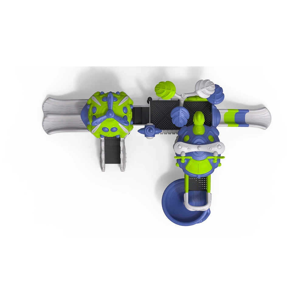 2021 New High Quality Plastic Children Amusement Park Equipment with Tube Slide