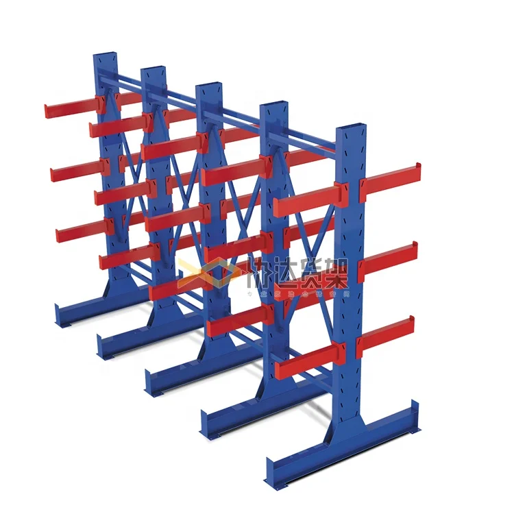 XIEDA-rack Steel Industrial Racking System Factory Plywood Car Cantilever Rack For Shop Rack Heavy Duty Cantilever shelf