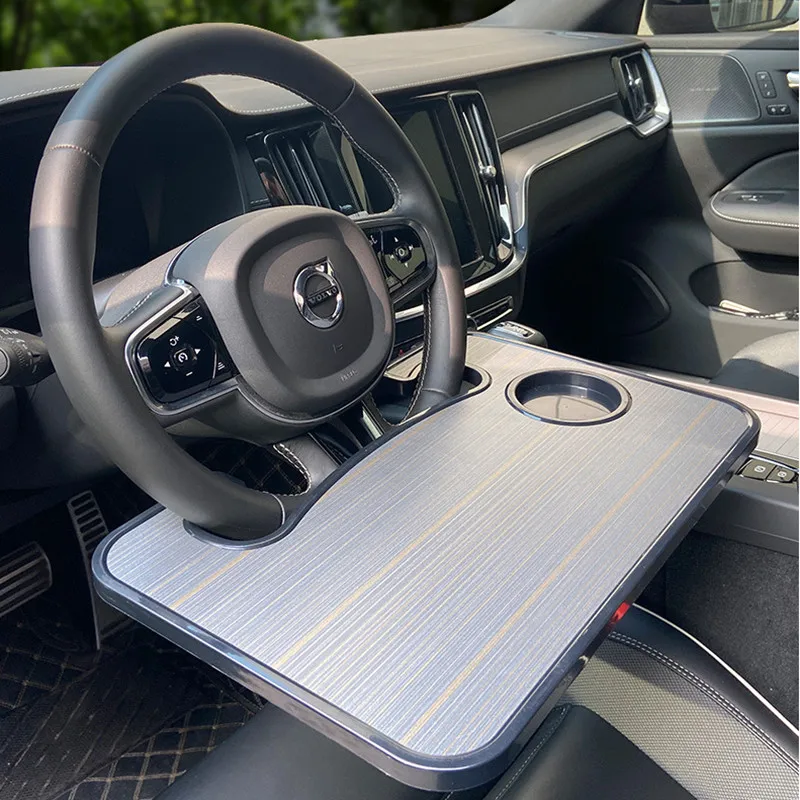 High Quality Car Steering Wheel Tray Holder For Laptop Food Drink Snack Meal Phone Storage Holder Car Travel Tray Table