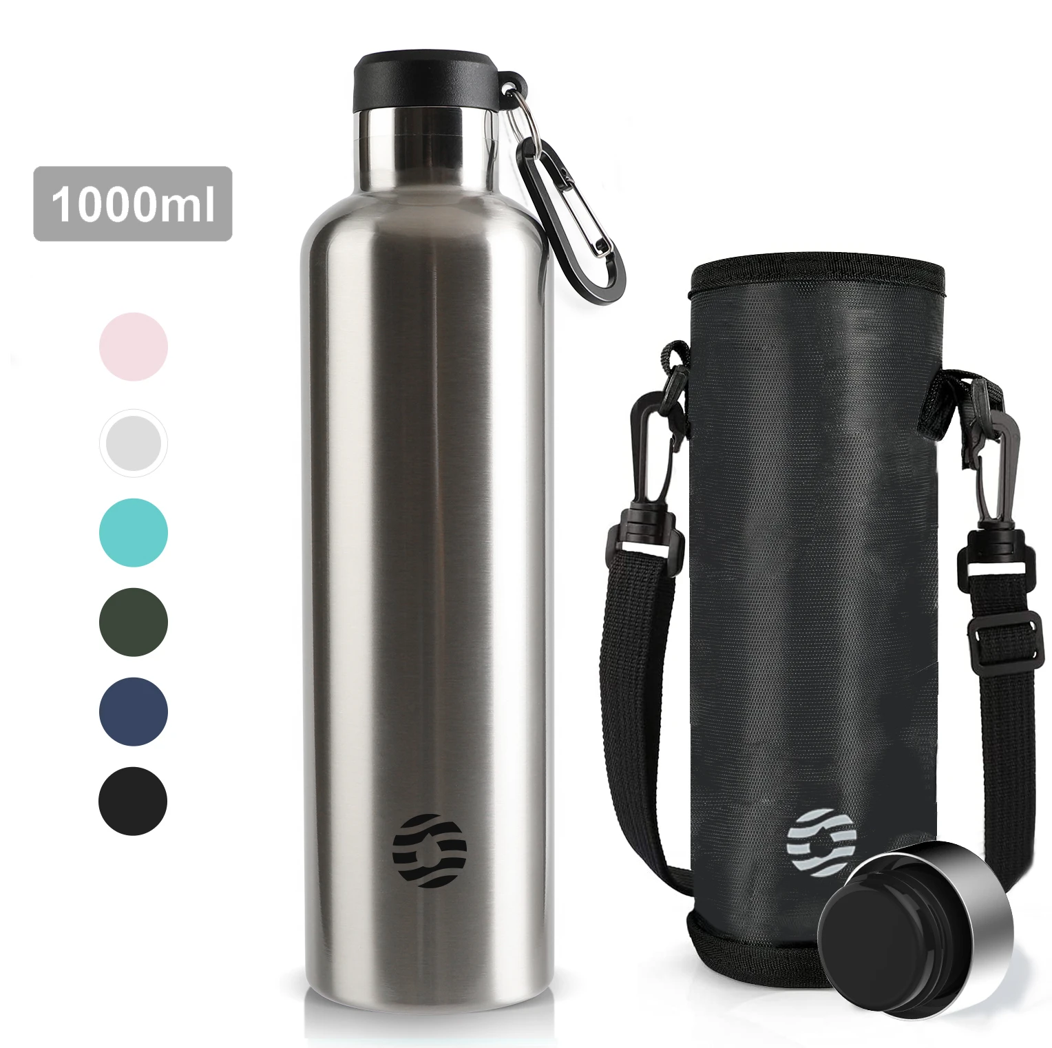 FEIJIAN large capacity Water Bottle Stainless Steel wide mouth Sport Metal Customized double wall  bottle Logo colorful 32oz