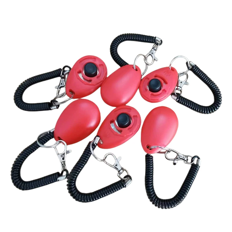 Manufacturer Price Multi-Colors Dog Clickers Whistle Pet Training Clicker