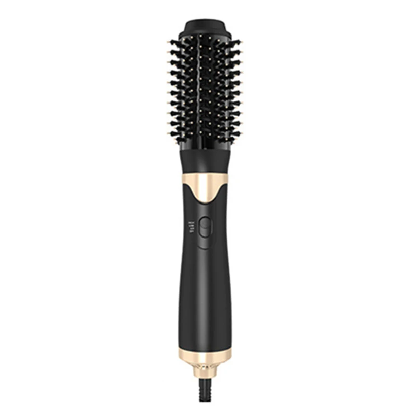 Negative Ion Hair Straightening Brush Salon 3  In 1 Volumizer Hot Air Brush One Step Hair Dryer Brush