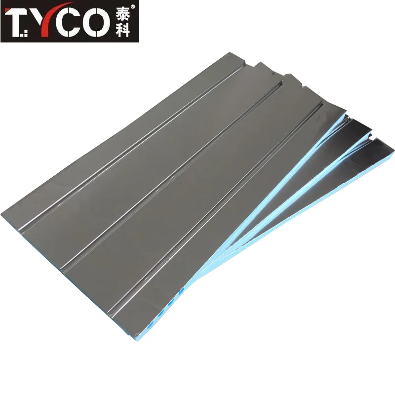 1200*600*25mm underfloor heating aluminum foil composite thermostat unlay board