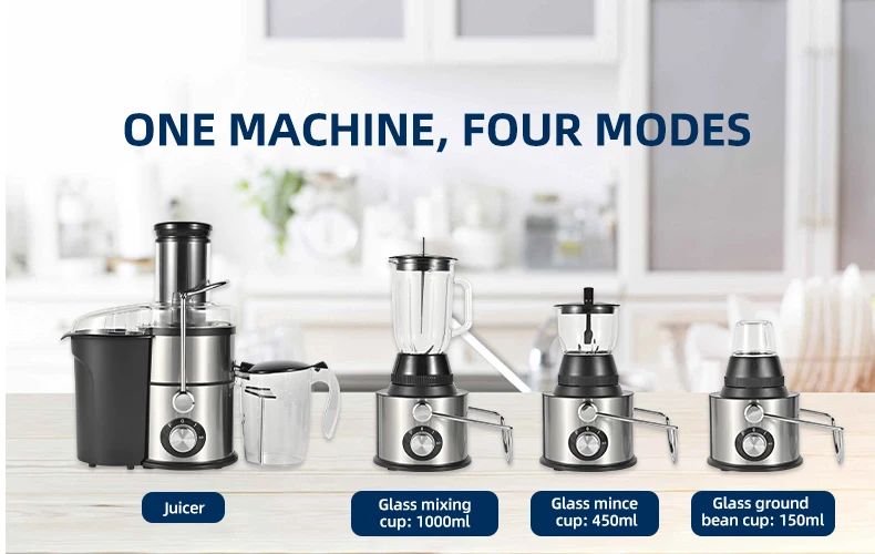 Hot Selling 1000ml Slow Juicer Multifunctional Lower Noise Big Mouth Cold Press Masticating Juicer Slow Juicer