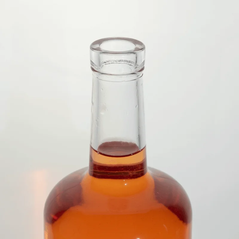 1 liter vodka gin tequila liquor glass bottle hot sell spirits glass bottle wine bottle with cork cap