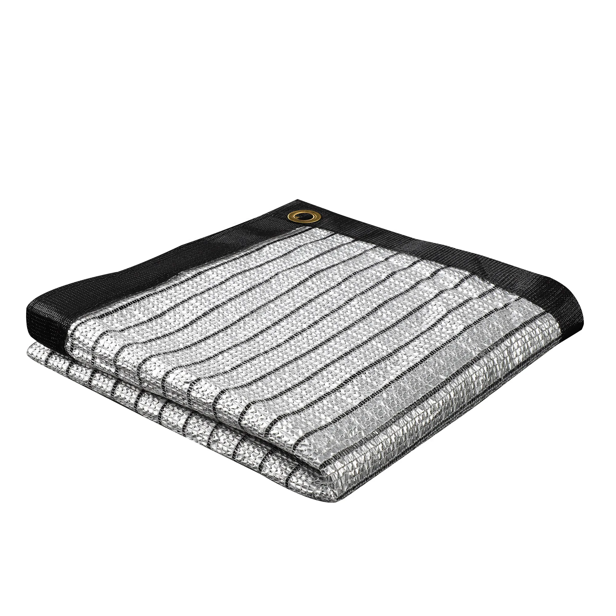 70% 80gsm 10 ft x 20 ft aluminum Shade Cloth Panels With Grommets