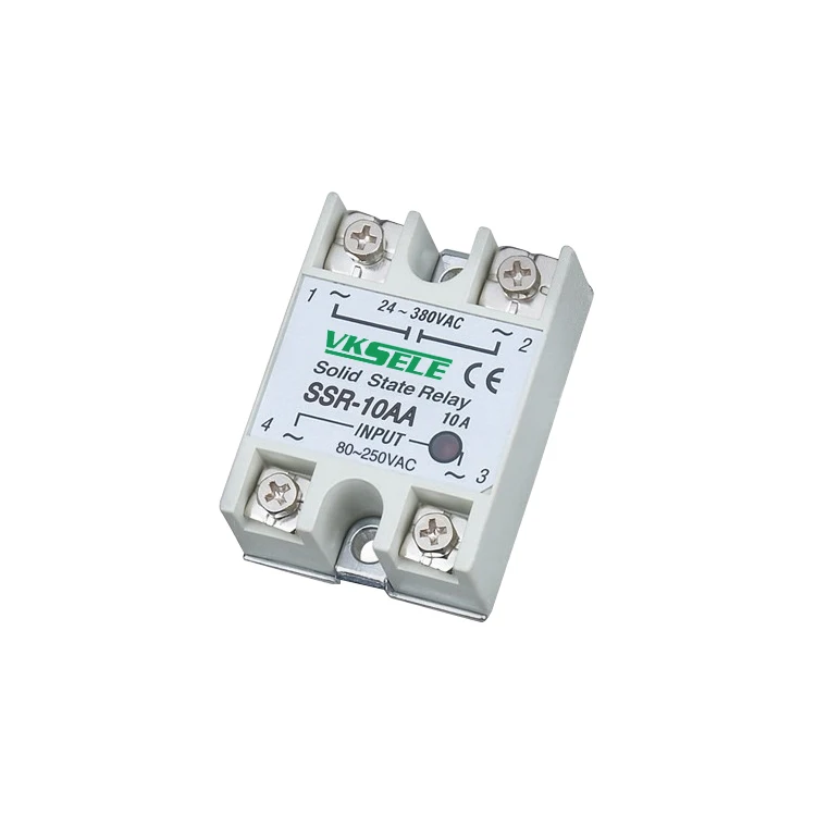 SSR-10AA переменного тока для адаптера переменного тока однофазный 10A твердотельные реле постоянного тока модуль