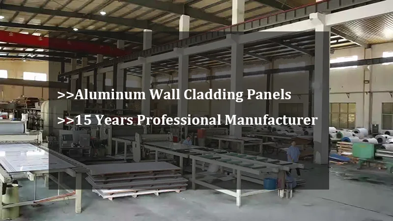 Aluminum Wall Cladding Panel Manufacturer For Facade And Interior Decoration Panels