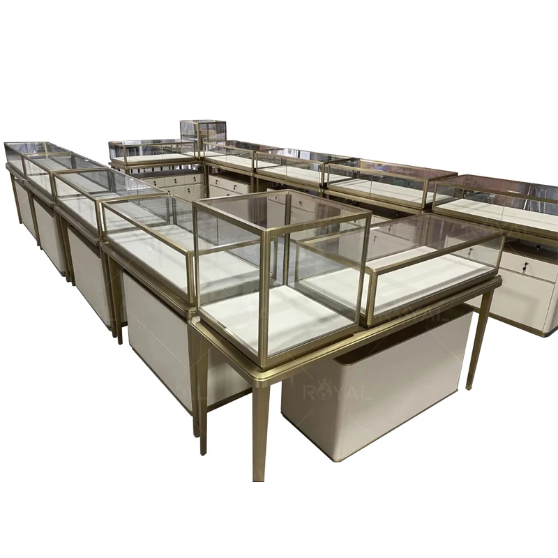 Высококлассный роскошный ювелирный магазин мебель дизайн дисплей