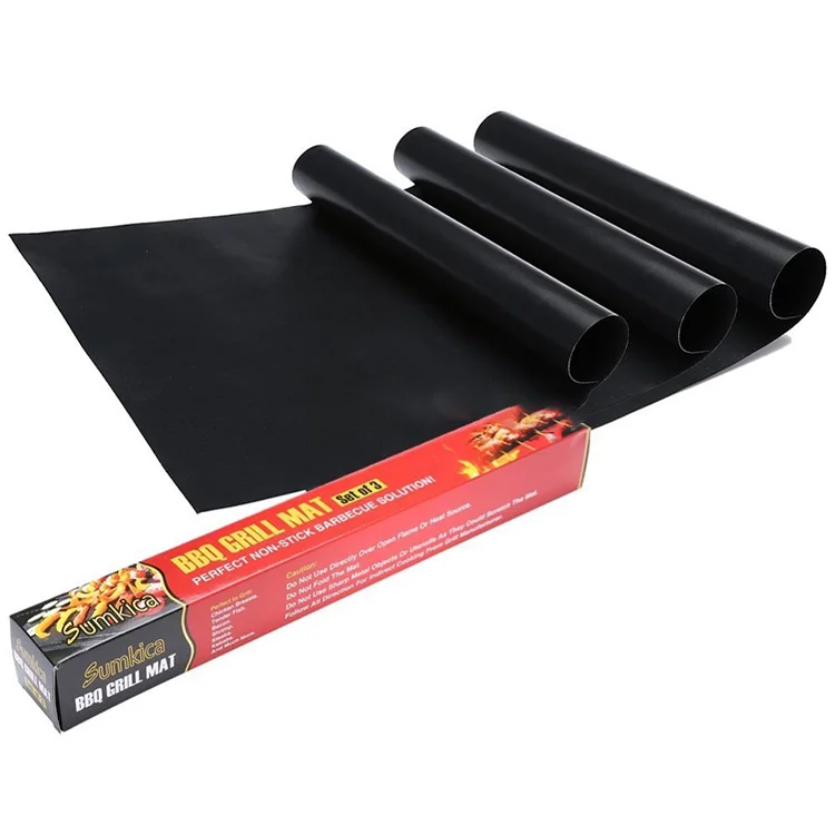 fireproof ptfe non-stick bbq grill mat cooking sheet oven liner