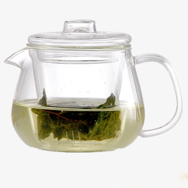 2020 new clear teapot glass tea cup with infusers