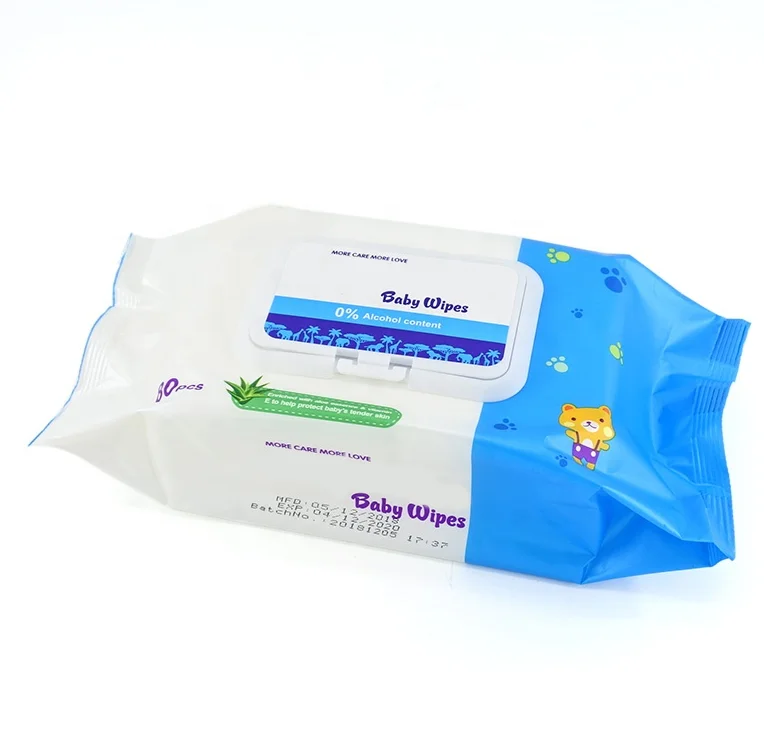 High Quality Custom Logo Dry Baby Tender Special Wet Tissue Paper For Care Baby And Newborn Thickened ECO Skin For Baby