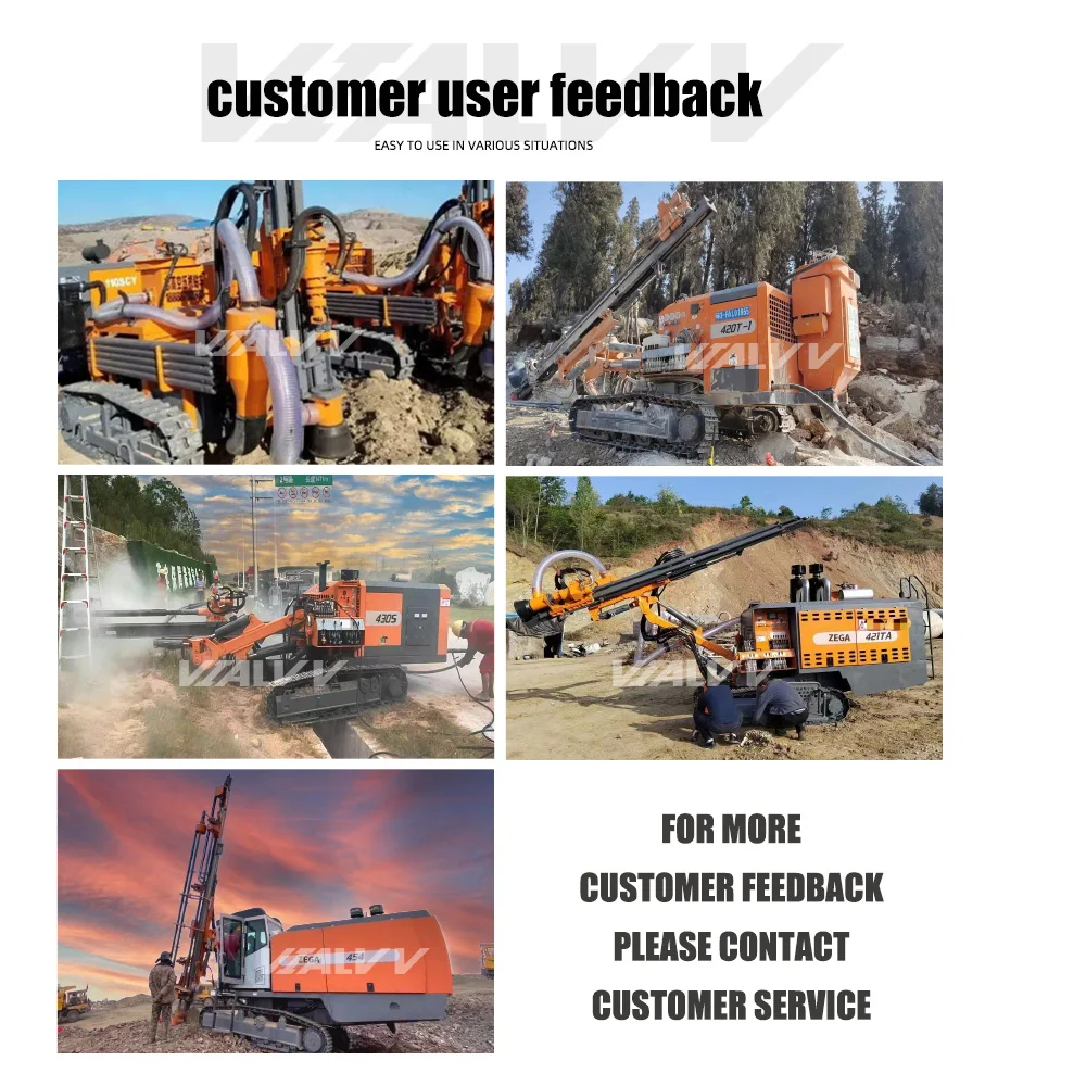 Split rock anchors drill rig sloping anchoring Small ZEGA 430S drilling rig for tunnel grouting anchor drill with electric motor