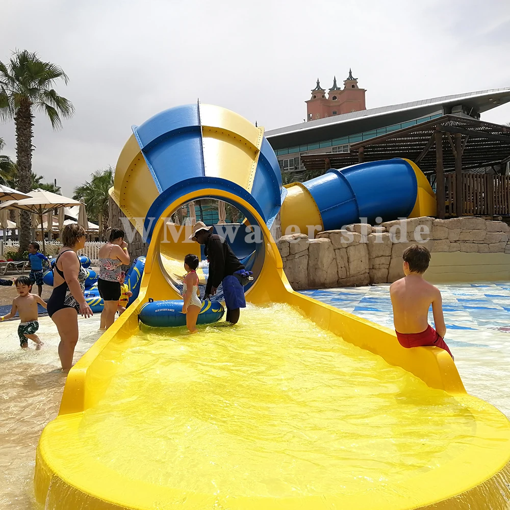 Aqua Park Family Fiberglass Water Playground Water Slide For Sale