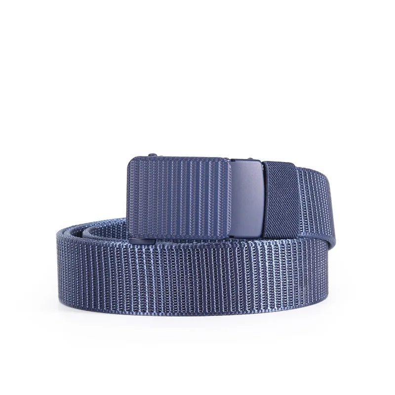 Wholesale New Arrival Comfortable Quick Release Tank Pattern Automatic Buckle Polyester Web Belt for Young People Hiking Camping