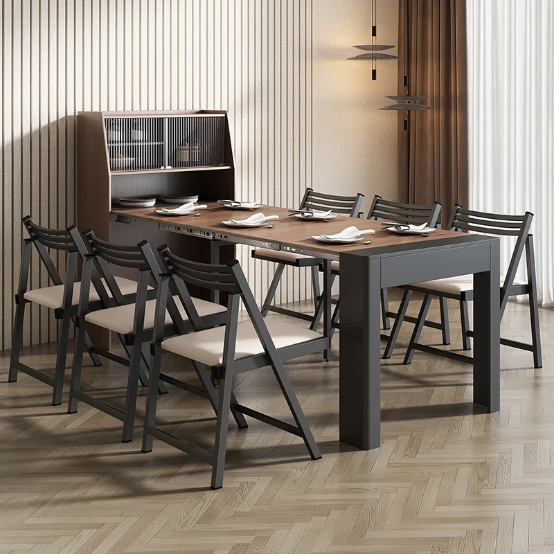 ULT-YJ-1102 Apartment Furniture folding tables Folding Mini Flat Design Luxury Modern Dining Table