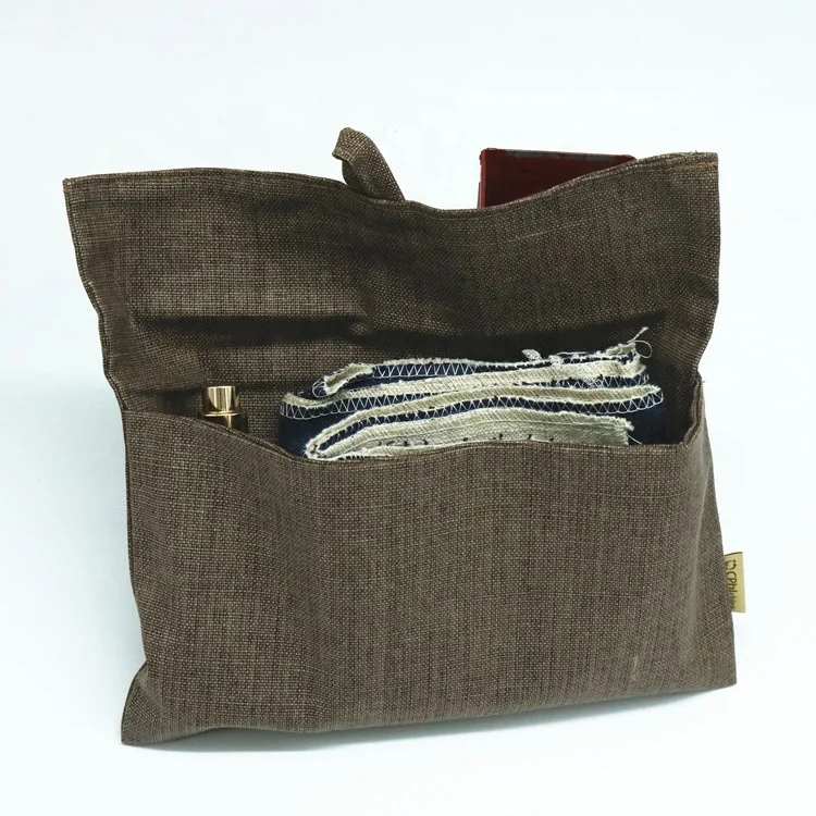 Custom Logo Printed Organic Envelope Cotton Canvas Pillow Child Clothing Packing Bag Cotton Envelope Dust Pouch