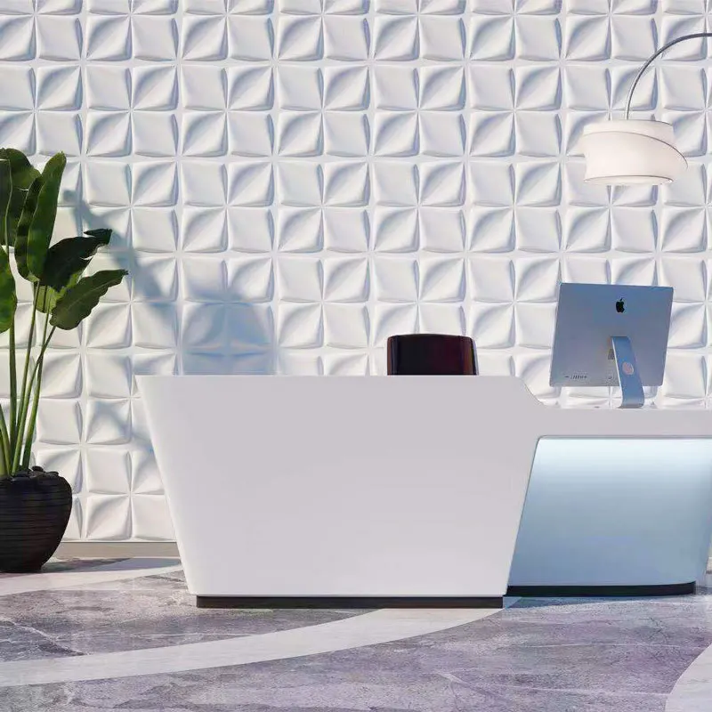 Soundproof 3d decorative panel interior pvc wall panels wall decoration 3d board for bedroom tv background