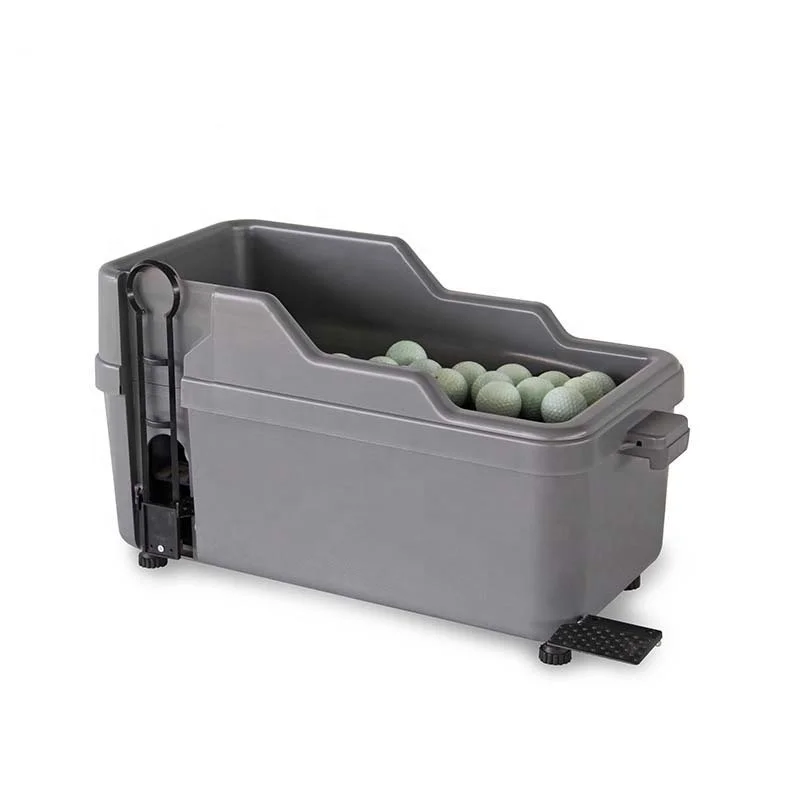 Golf Accessories Golf Ball Automatic Dispenser ABS Material Powerless Foot Use Golf Training Aids Ball Dispenser