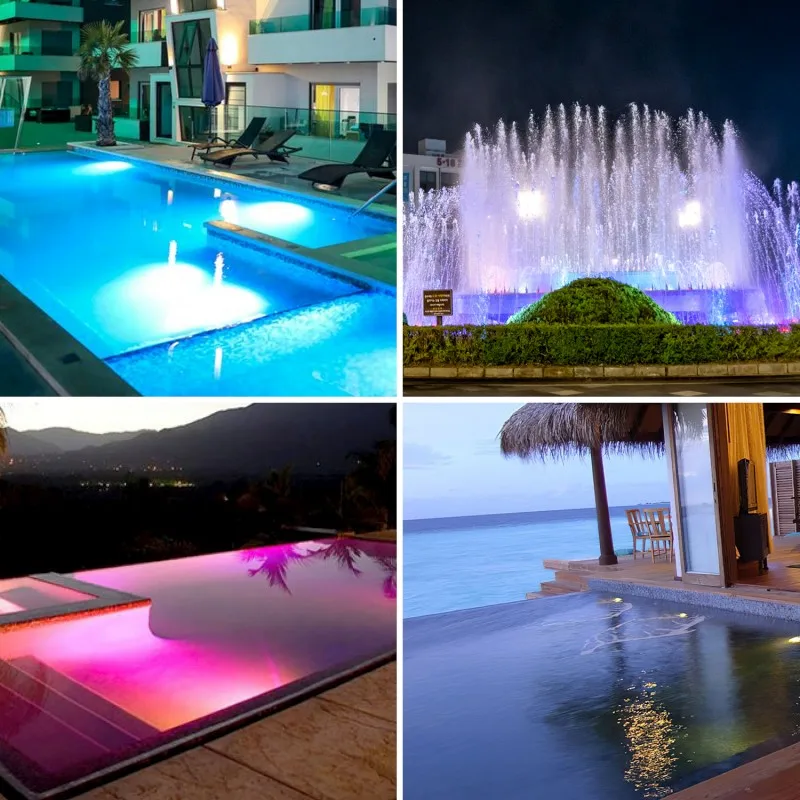 Small Size Wall Mounted Led 12V 30W RGB Mini IP 68 Swimming Underwater Pool Lights