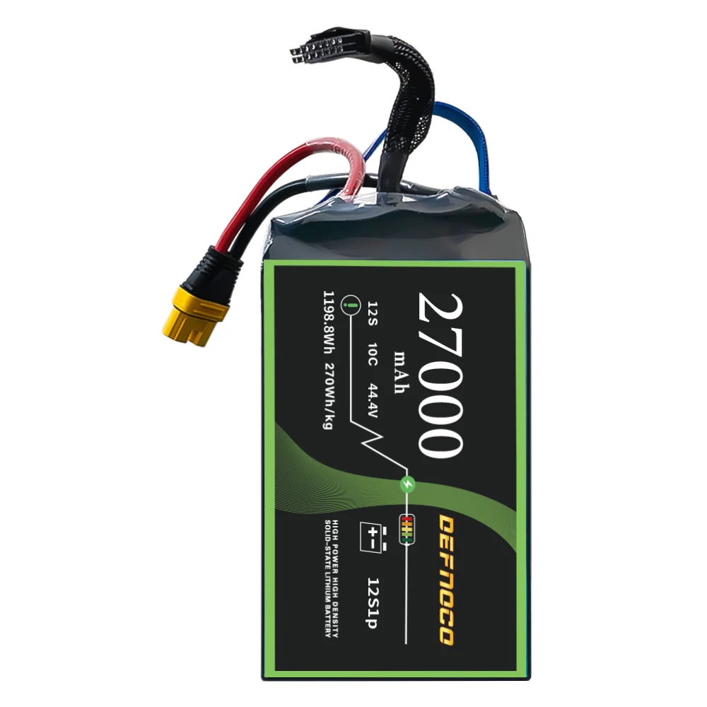 6S 55000mAh 27000mah 12S Высокоплотный полутвердый литий-ионный аккумулятор для беспилотного летательного аппарата высокой плотности 300 Вт/кг