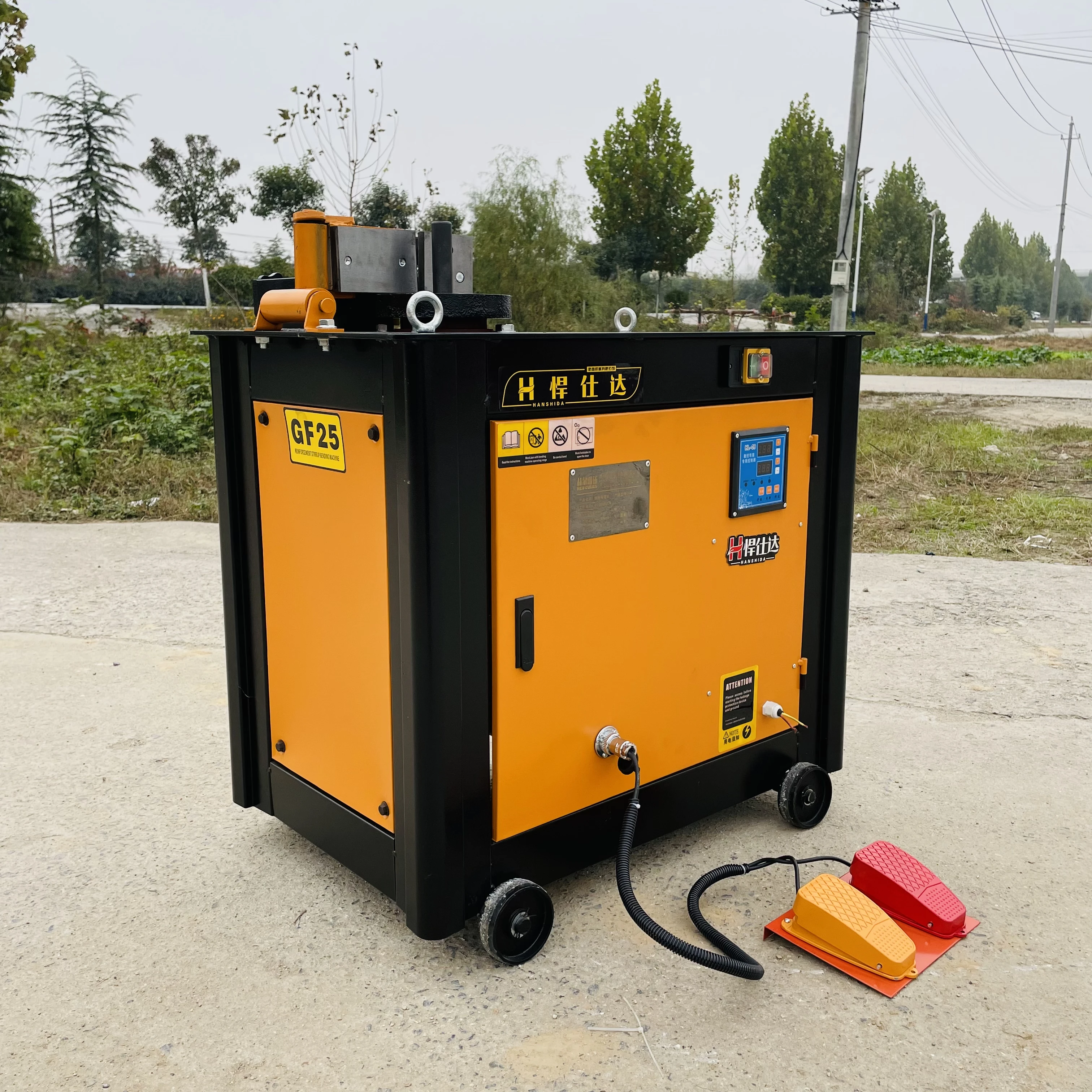 super promotions super promotions GF-20 high quality stirrup bending machine with three phase 2.2KW rebar bender 6-20mm