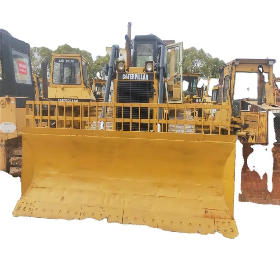 Б/у оригинальный двигатель и насос 23,5 т, вес 100%, Япония, строительная гусеница D7H, треугольный гусеничный бульдозер