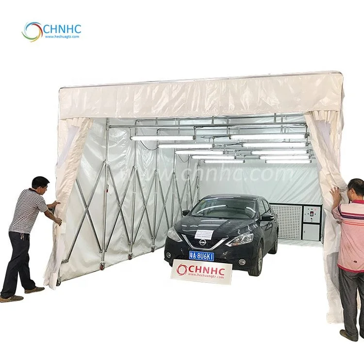 Factory direct sale car retractable spray booth