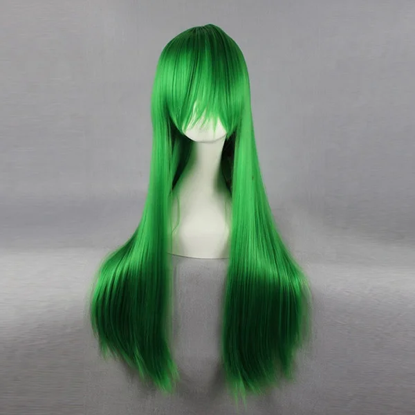 Wholesale Rance 9 The Helman Revolution Shizuka Masou Long Straight Green Cosplay Wigs