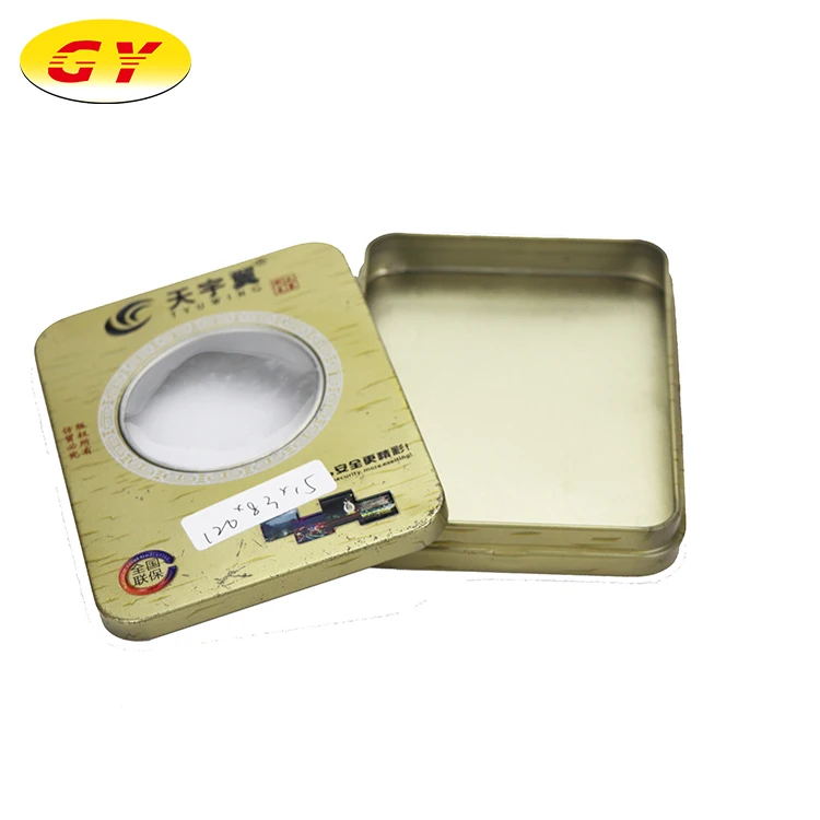 Новейший дизайн Прямоугольная форма для упаковки электронной продукции металлическая коробка витрина