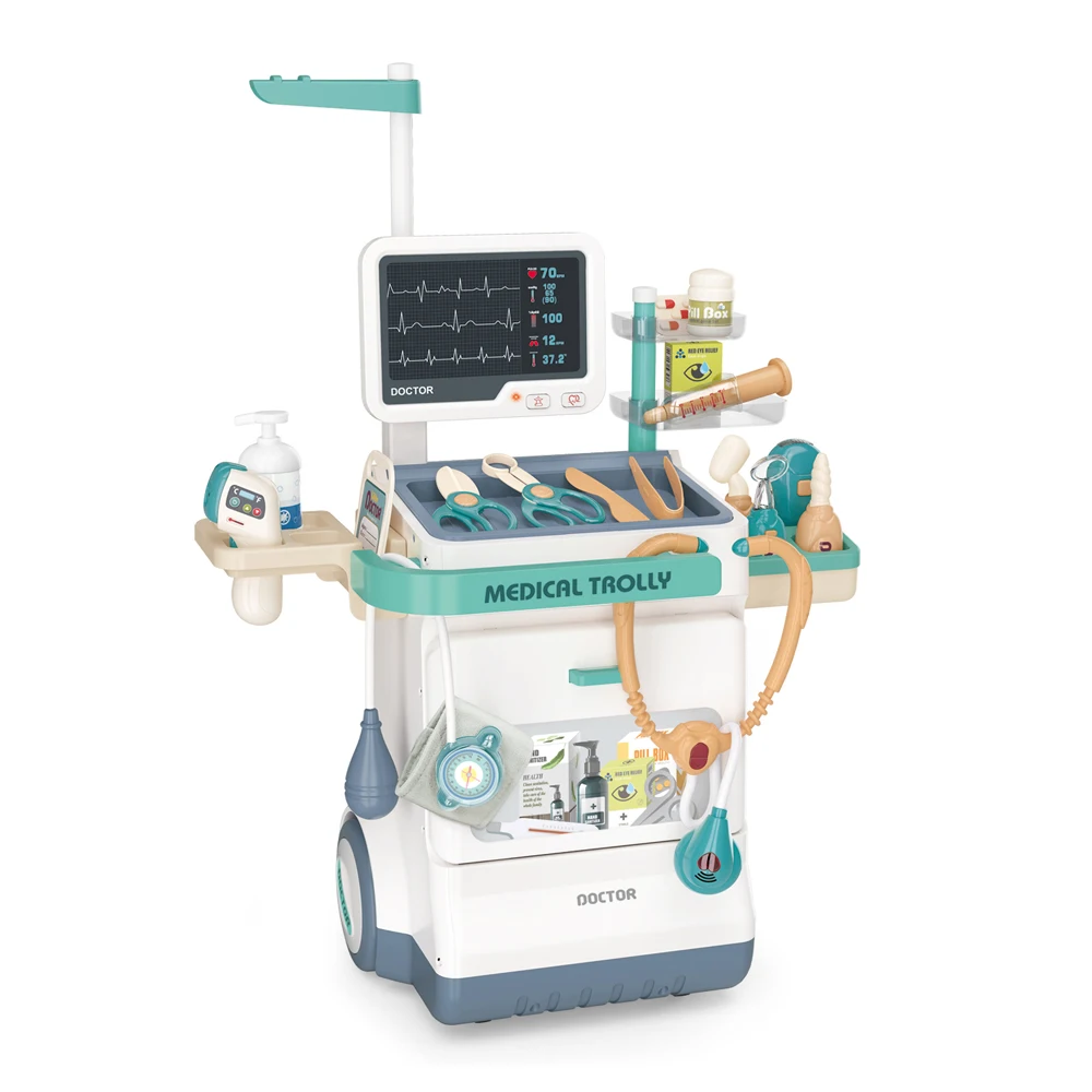 Kid Pretend Doctor Game Play Toy Set Plastic Simulation Medical Tool Educational Kids Role-playing Doctor Game Toys