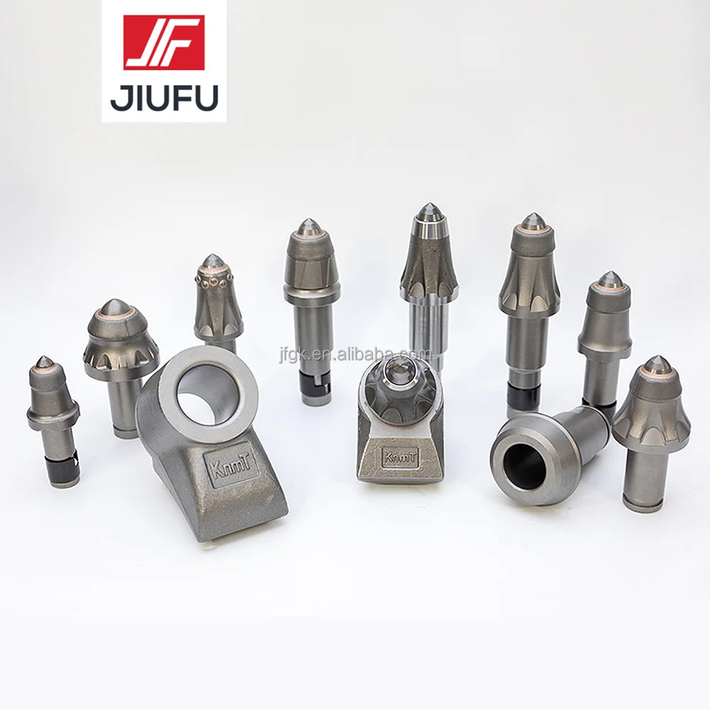 Round Shank Bullet Drill Teeth Rock Carbide Core Barrel Coal Mining Cutting Pick Bit Teeth For Foundation Drilling