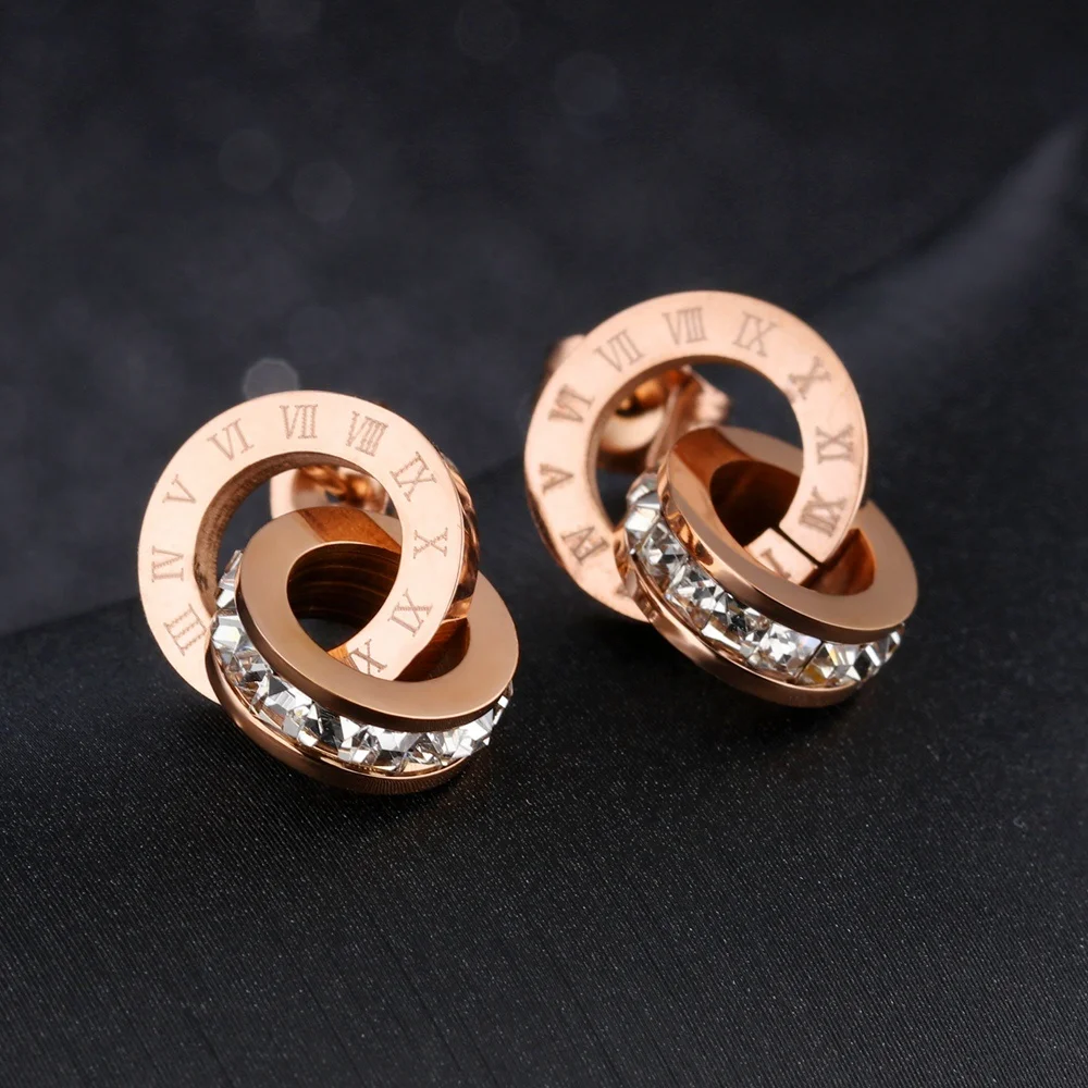 Elegant Noble Girlish Manufacture Fashion Zircon Jewelry Diamond Earring