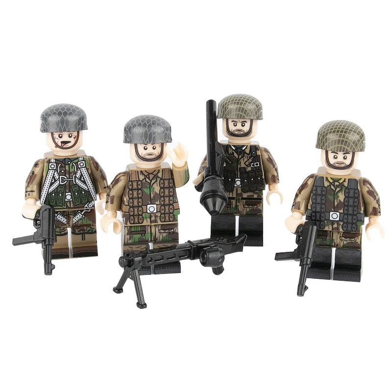 WW2 military weapons gun German soldier army mini figures building blocks