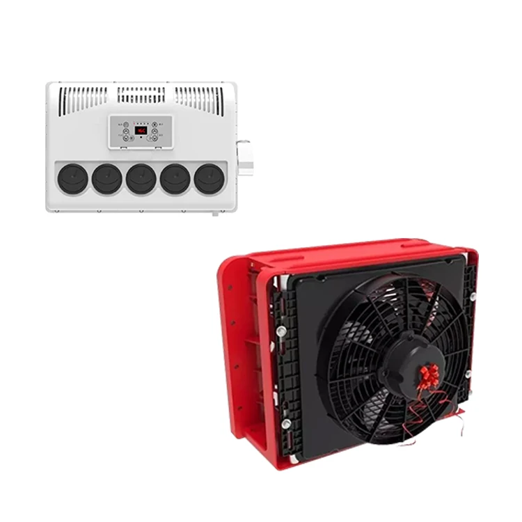 12v 24v Underdash Ac Cooling Heating Universal Under Dash Evaporator Unit Car 24 Volt Truck Air Conditioner DC24V/ 12V Optional