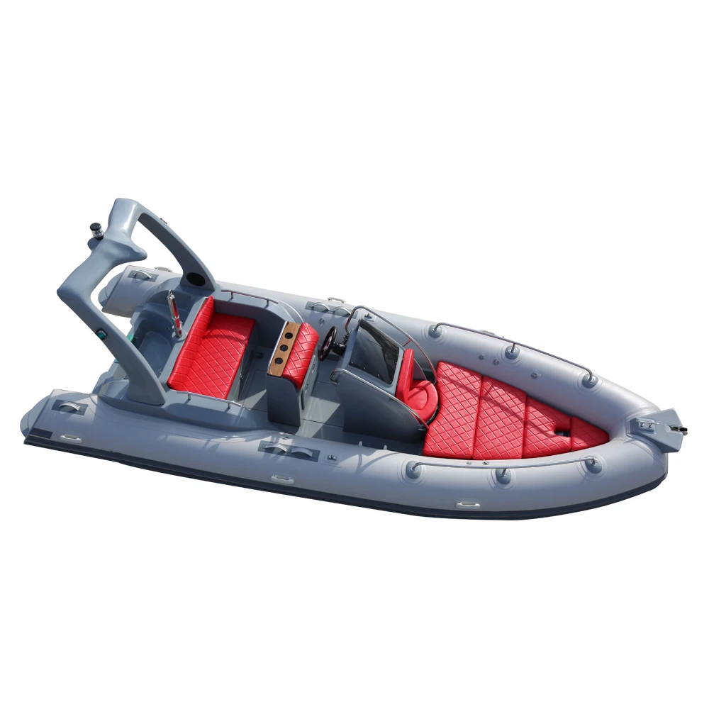 CE 19ft Sport RIB Boat 580 Hypalon RIB Boat Italy Fiberglass Fishing boat