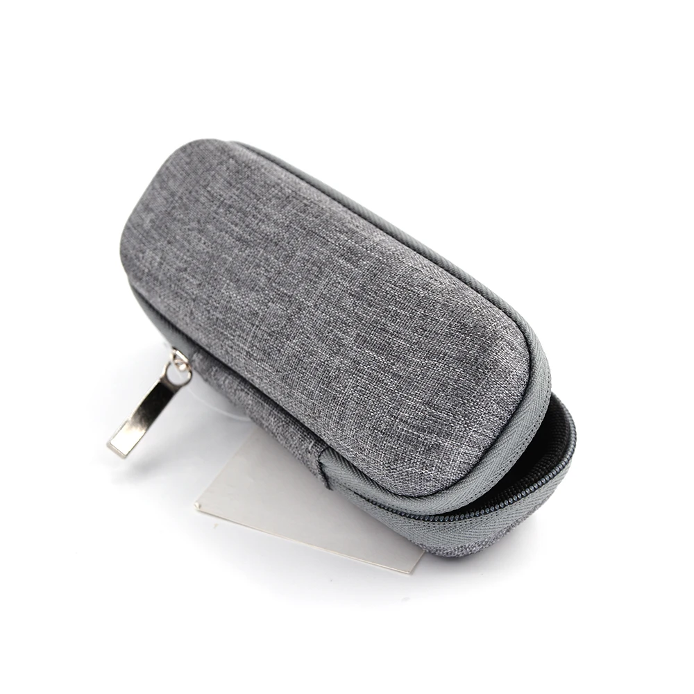 Certificated Medical Glucometer Storage EVA Case Durable Snowy Fabric Medical Glucometer Bag