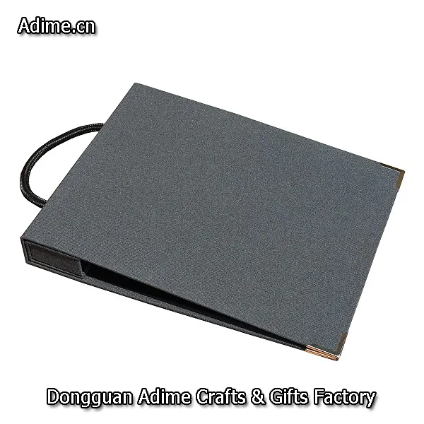 Cardboard Paper Fabric linen Sample Book Swatches Blind Sample Book