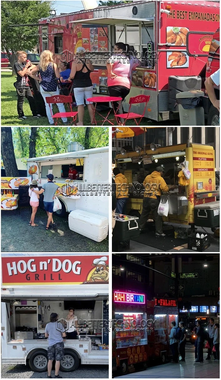 Factory Fast Airstream Mobile Coffee Usa Pizza Mobile Catering Chinese Bbq Food Trailer With Full Kitchen Equipments