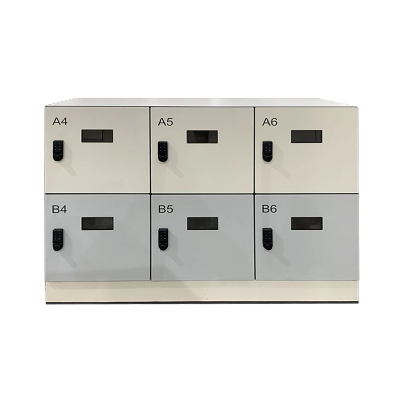 New Model Double Tier Mixed Color Customized Locker with Digital Lock