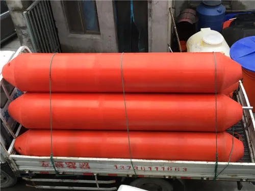 Marine surface barriers float Floating Barrier Floater Buoys foaming inside