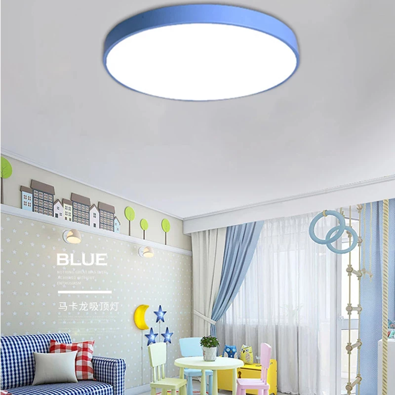 
Colorful intelligent modern surface mounted bedroom living room home lighting round ceiling light LED ceiling light LED ceiling 