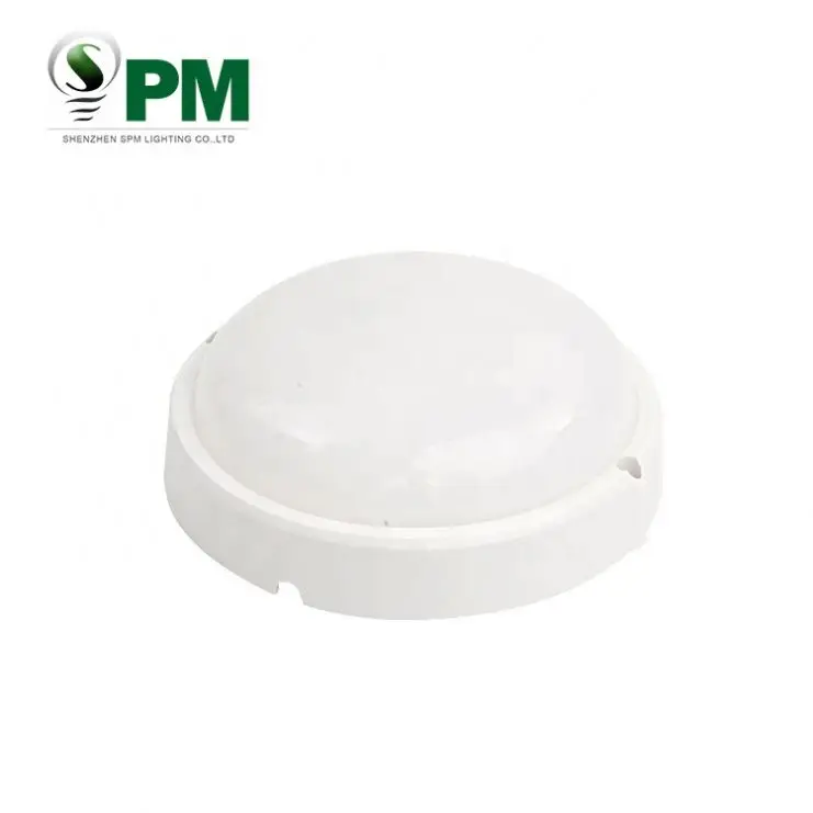 2 Years warranty IP65 PC Led Round Shape Outdoor Wall Sensor Light
